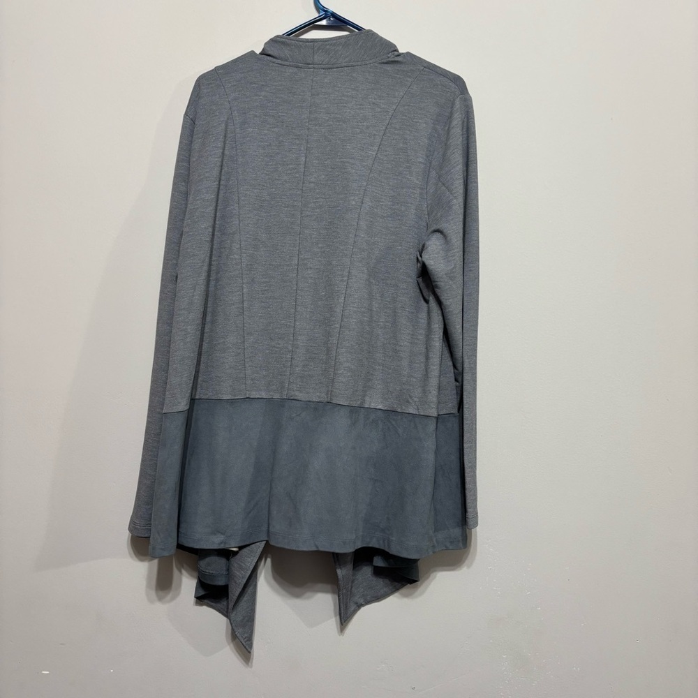 Elegant Charcoal Women's Cardigan - Picture 4 of 6